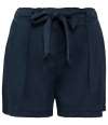 SP725 Spasso Ladies TENCEL™ Shorts Washed Navy colour image